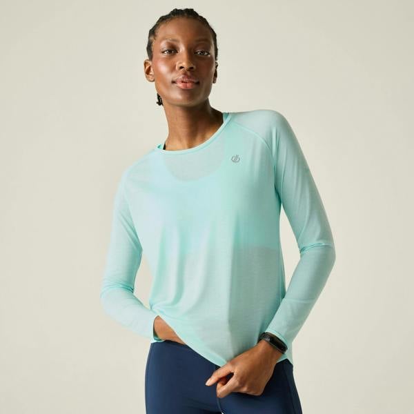 Dare 2B Womens Serenity Long-Sleeved T-Shirt - Water Ballet