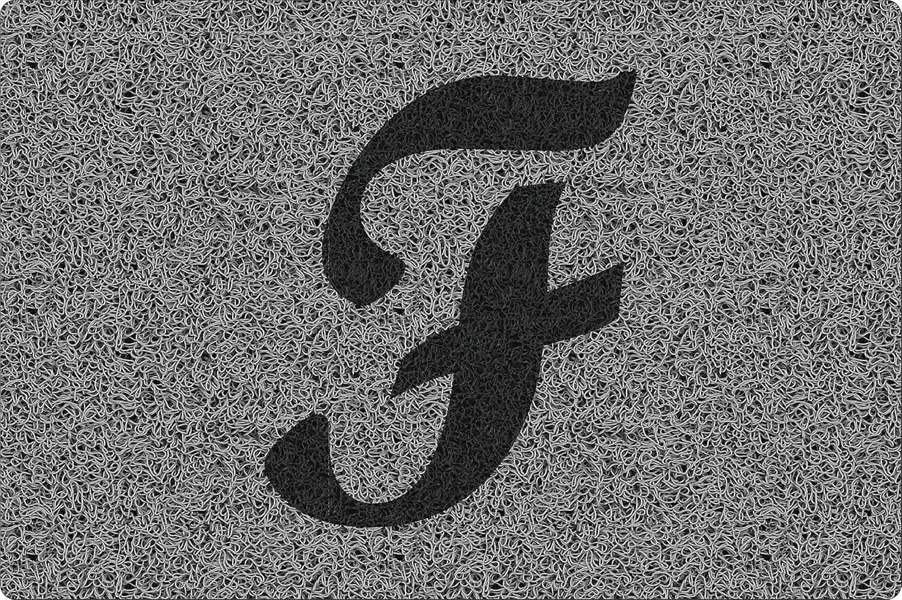 Nicoman Personalised Monogrammed Initial Letter Doormat 60 x 40cm