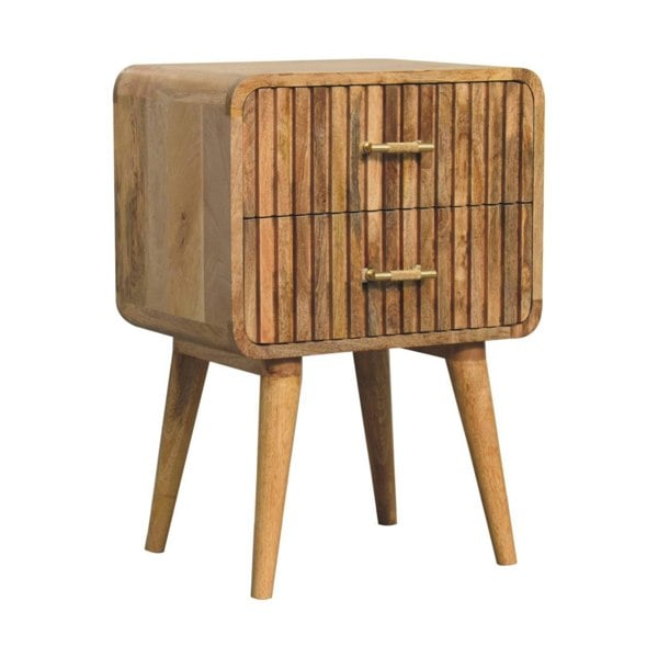 Artisan Furniture T-bar Ridged Bedside