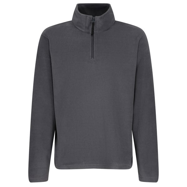 Regatta Mens Micro Zip Neck Fleece Top - Seal Grey