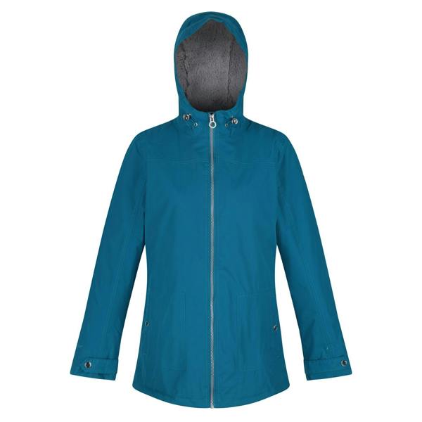 Regatta Womens/Ladies Bergonia II Hooded Waterproof Jacket - Gulfstream - 