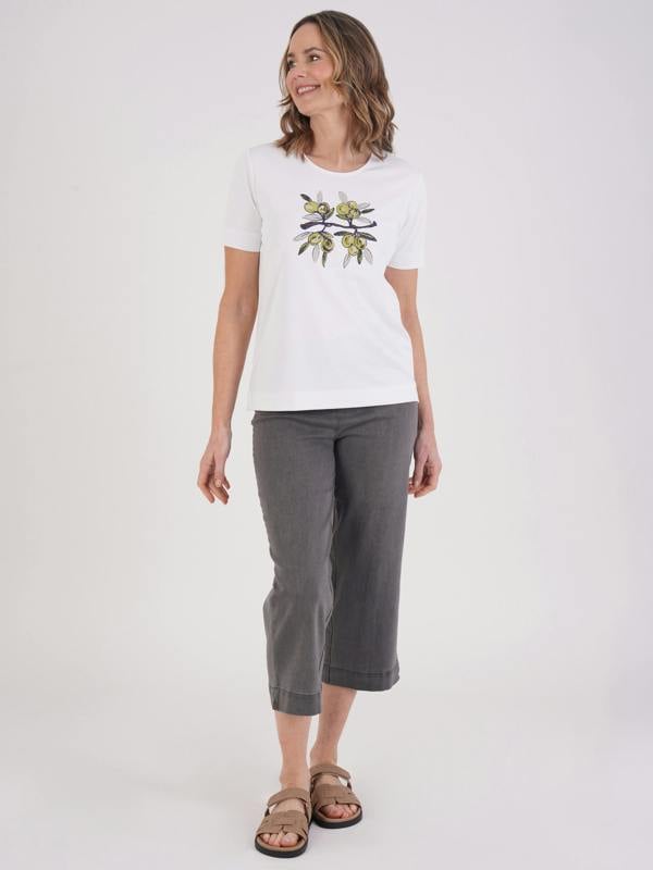 TIGI Olive Painterly Placement Top