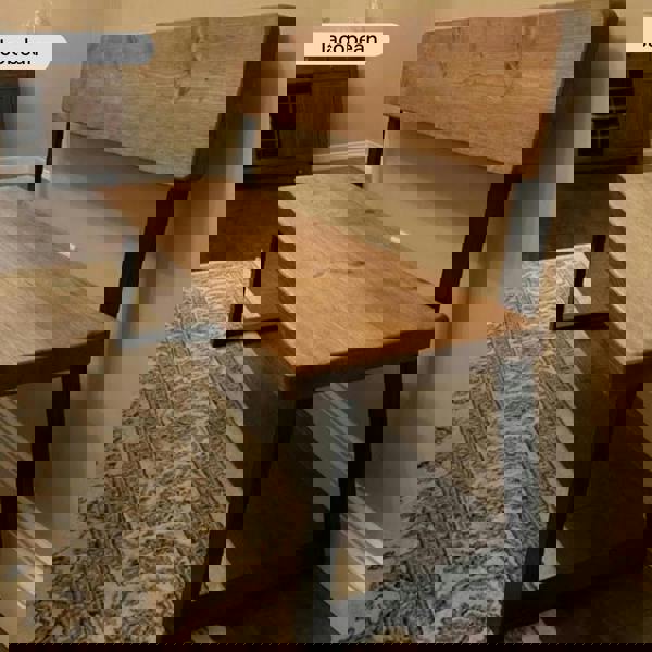 TRL Furniture Sleek & Slender Reclaimed Bench with Back