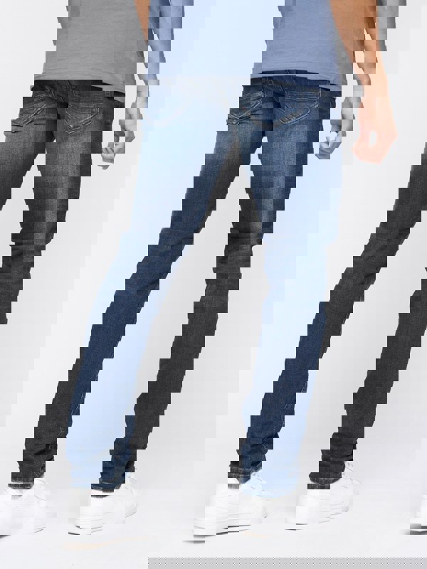 Crosshatch Barbeck Slim Fit Denim Jeans Tinted Blue
