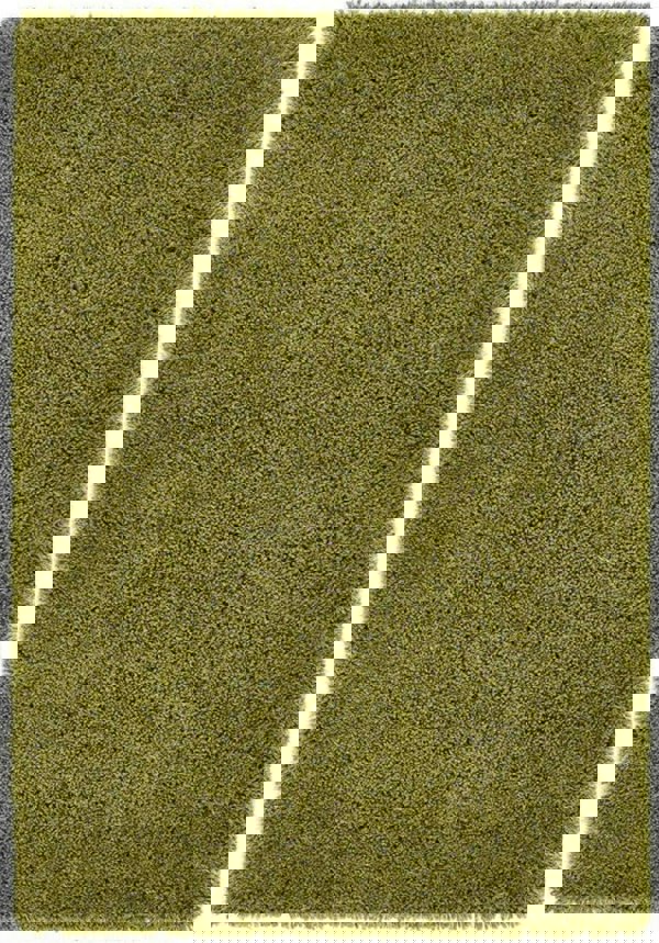 Chicago Olive Green Shaggy Rug | Luxurious Comfort |The Rugs