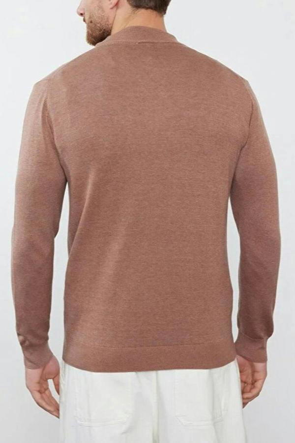 WOVCOR Half Turtleneck Knit Men's Sweater