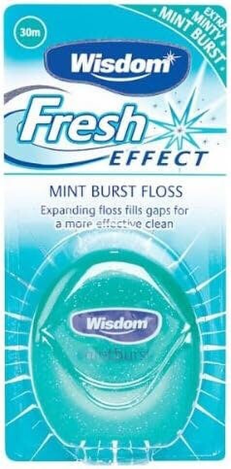 Wisdom Fresh Effect Floss 30m - Pack of 6