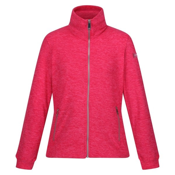 Regatta Women's Azaelia Marl Full Zip Fleece Jacket - Hot Pink