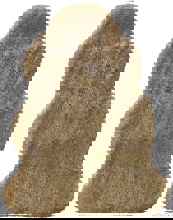 Luxury Faux Fur Rugs in Brown & Grey & White – The Rugs