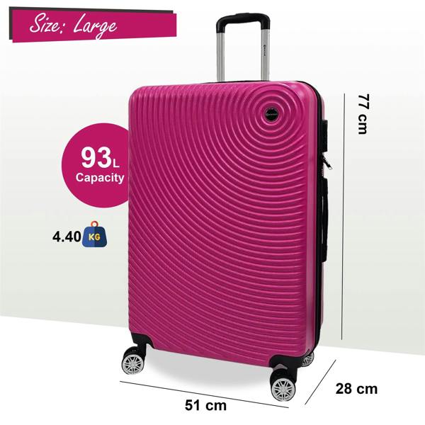 Eagle Luggage Hard Shell ABS Cabin Suitcase Luggage Set
