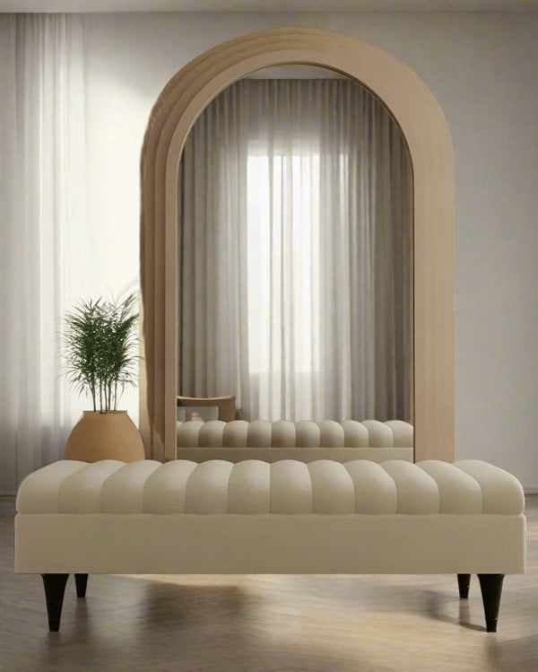 Romo Panel Ottoman storage Coffee Table Bench seat - ISTOOLS