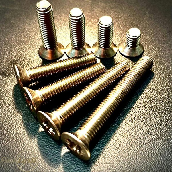 Fixaball M3.5 Machine Screws Pozi Countersunk A2/304 Stainless Steel