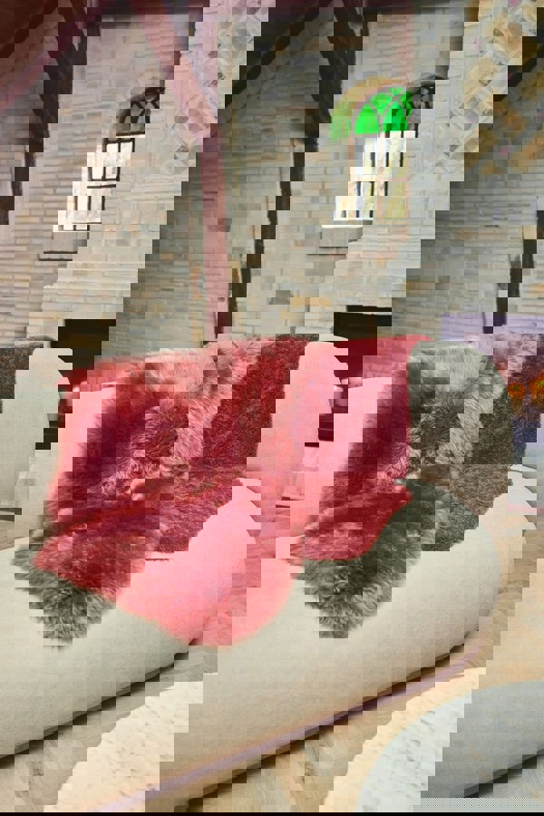 New Zealand Sheepskin | Short Curly Wool | Rug 90 cm Spiced Apple