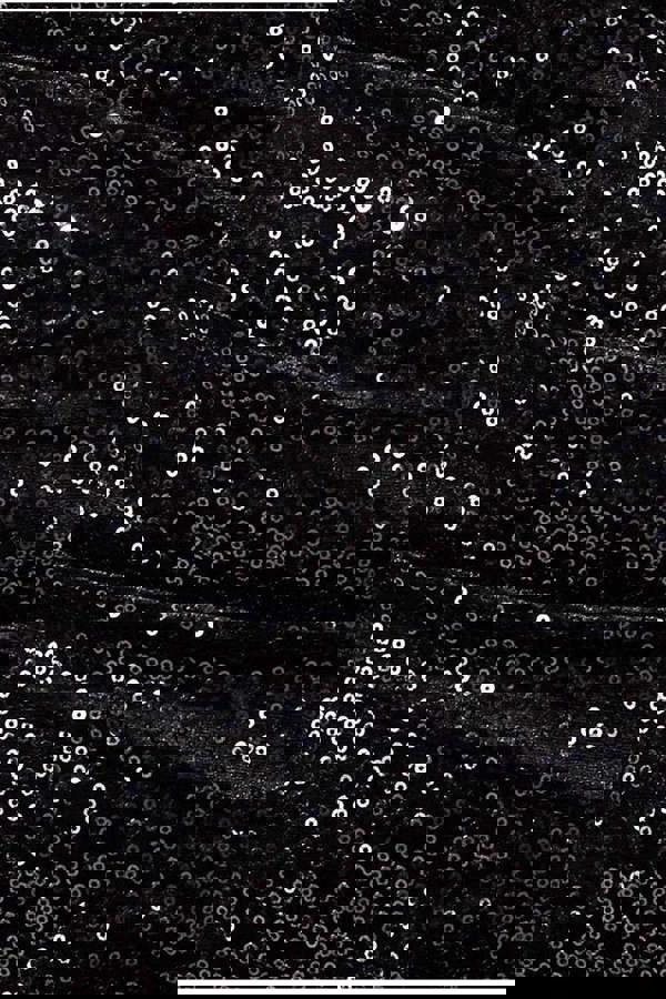 Sequin & Velvet Bardot Maxi Dress - Black DR3623P