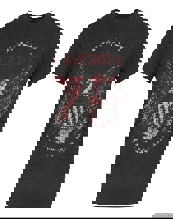 Amplified Clothing Mens Black Ramones Short Sleeved T-Shirt