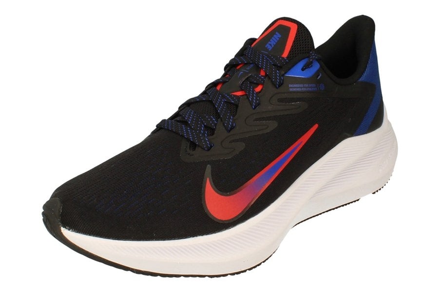 Nike Zoom Winflo 7 Mens Cj0291  006 - Black Chile Red Racer Blue 006 - Photo 0