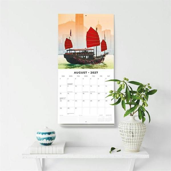Asia Hong Kong Calendar 2027, Wall Calendars, Month To View, Travel, Gift