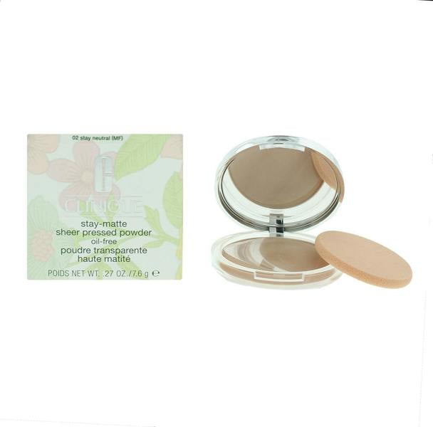Clinique Stay-Matte Sheer Pressed Powder 7.6g - 02 Stay Neutral (MF)