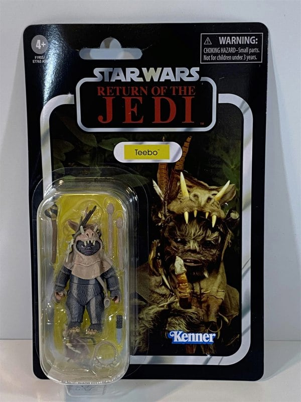 teebo star wars return of the jedi 3.75 inch figure hasbro kenner f1903d
