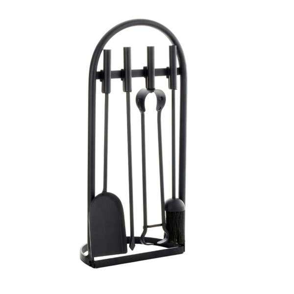 Leecroft Contemporary Arch Companion Set Black 24'' - One Colour - 