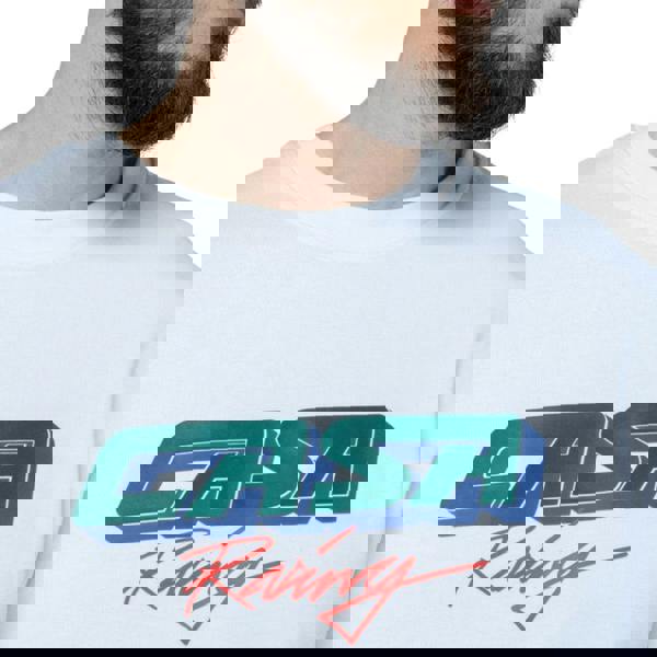 Casablanca 3D Printed Oversized Tee Casa Racing White T-Shirt