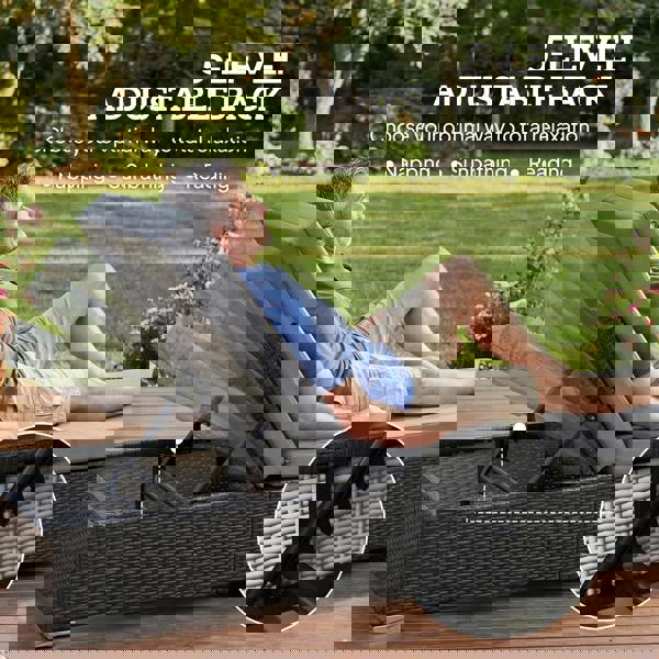 Rattan Sun Lounger Set