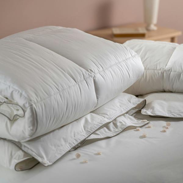 Soft As Down Duvets styled in a bedroom 2 | Soak and Sleep