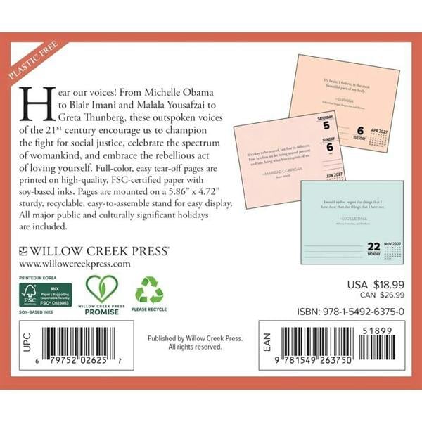 That's What She Said Desk Calendar 2027, Desk Calendars, Day To View, Lifestyle, Gift