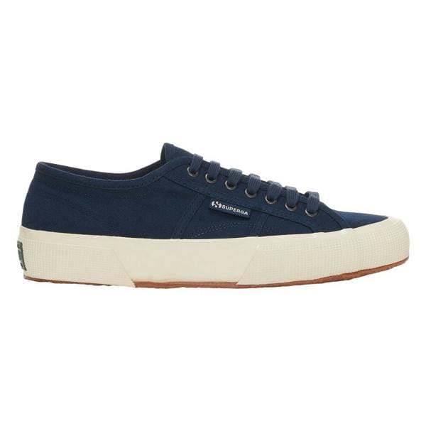 Superga Unisex Adult 2750 Herringbone Trainers - Navy/Off White - 