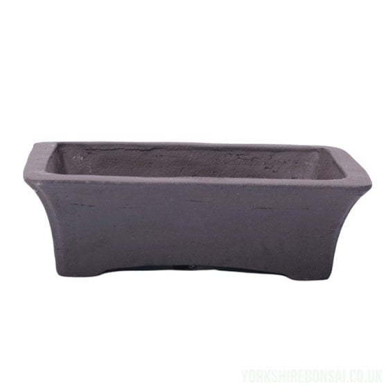 Unglazed Bonsai Pot Rectangle | 18cm x 14cm x 4cm | YB1120 - Yorkshire Bonsai