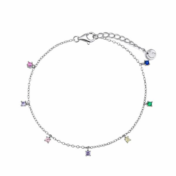 Gold Trip Rainbow Multi Gemstone Bracelet