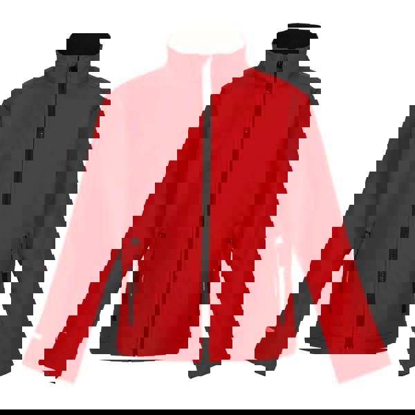 Regatta Professional Childrens/Kids 2 Layer Soft Shell Jacket - Classic Red/Black - 