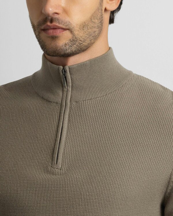 Steel & Jelly Knitted 1/4 Zip Jumper