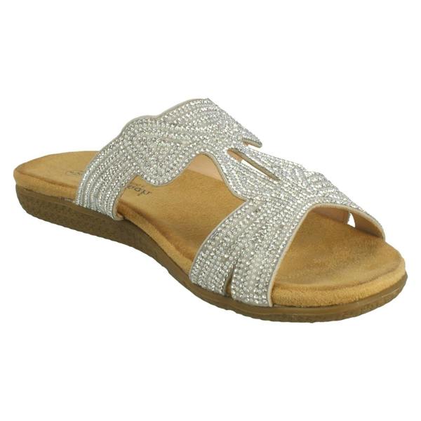 Savannah Ladies Savannah Flat Sandals F00470
