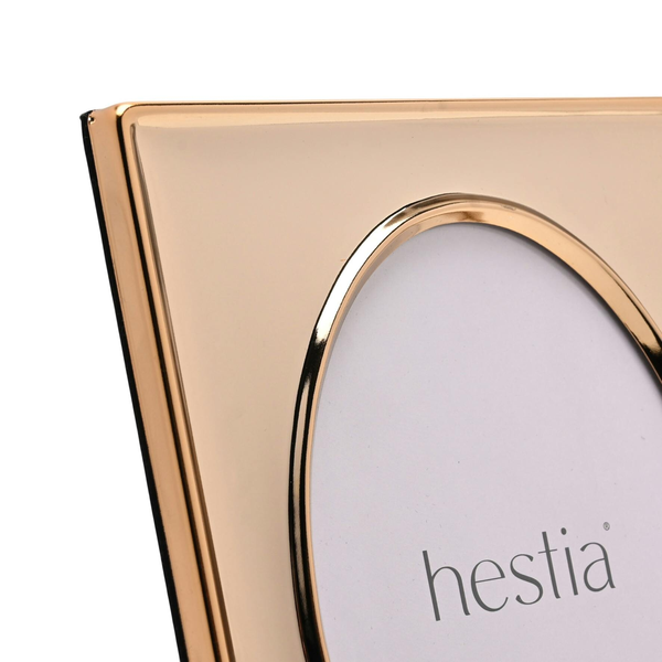 Hestia Gold Tone Steel Photo Frame
