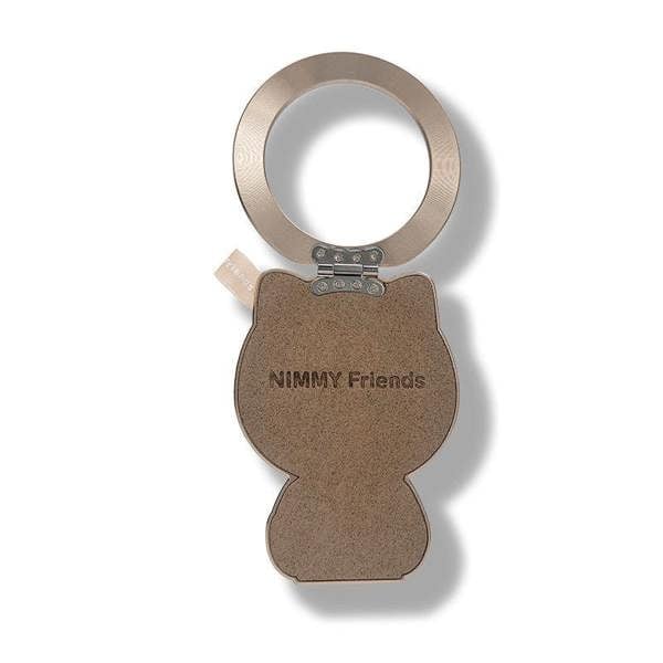Nimmy Friends Nimmy Cool & Cute 2.0 Orange Cat Embroidery Magnetic Stand with MagSafe Orange - N-KM-BSZJ-05
