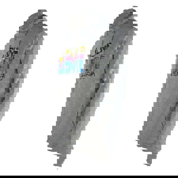 Moschino Love Moschino Multi Logo Grey Hoodie