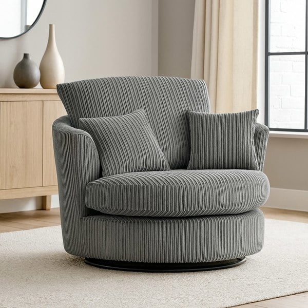 Furnishings For Less Luxor / Ferguson / Delta Cord Swivel Chair