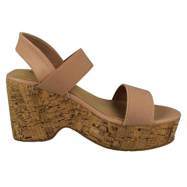 Savannah Ladies Savannah Platform Wedge Sandals F2298