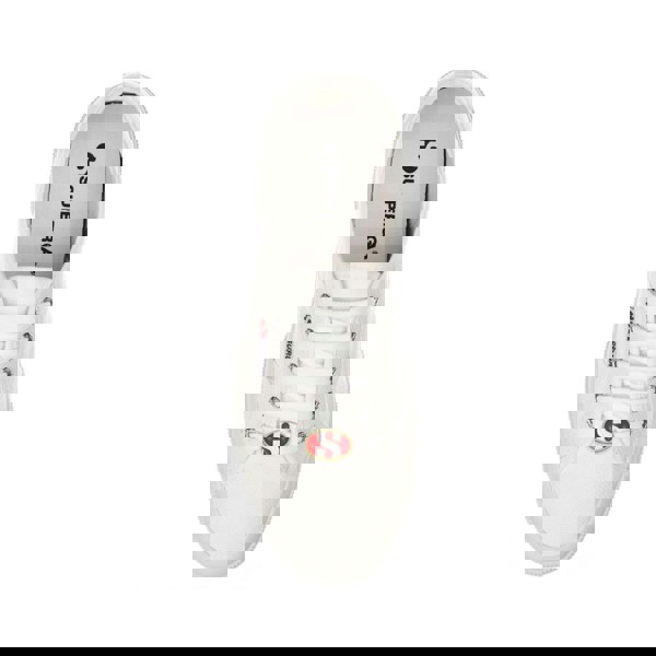 Superga Letter S Metal Logo Shoe Charm - White/Red