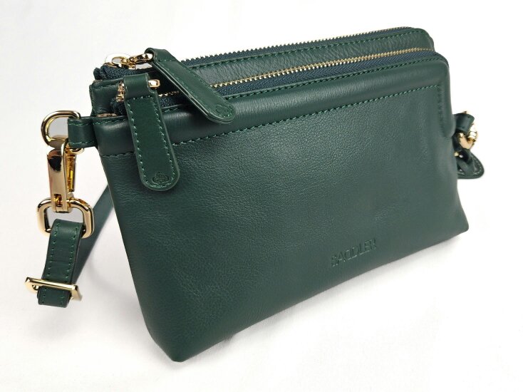 SADDLER Heather Leather Clutch & Crossbody Bag - Handmade by Saddler  – Versatile & Compact
