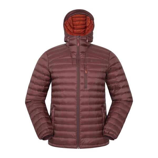 Mountain Warehouse Mens Henry II Extreme Down Filled Padded Jacket - Burgundy - 