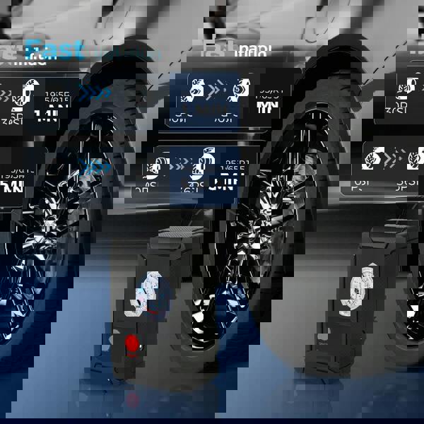 Manan Car Tyre Inflator Air Compressor Pump Portable Eelectric Digital 150PSI