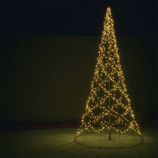 Xmas Haus All surface 2.5m 720 Warm White Led Tree - 10% Twinkle