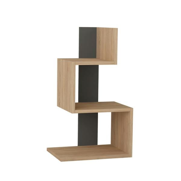 Decortie Rosie Modern 3 Tier Side Table with Storage Multipurpose End Table 72cm