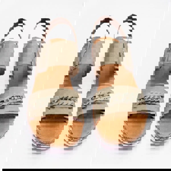 Rieker V2350-52 Womens Sandals - Green