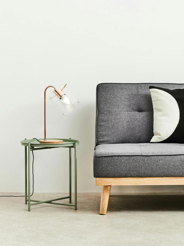 Interiors by Premier Trosa Green Iron Side Table