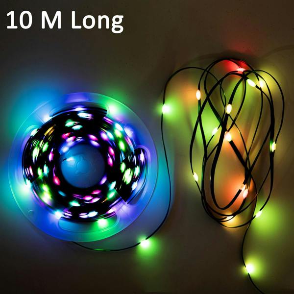 RGB+W LED Strip Rope Lights, 10m and 20m, USB or Battery Powered with Remote and App Control image 4