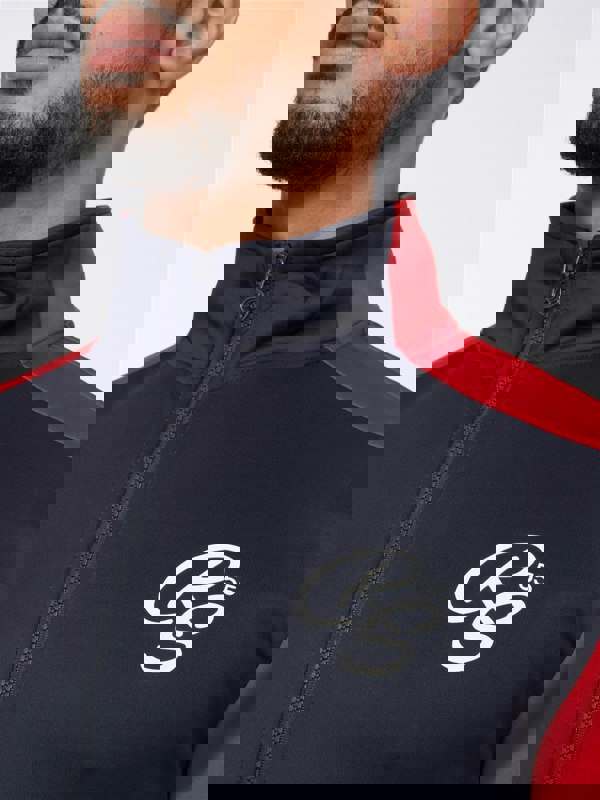 Crosshatch Ezra Tracksuit Navy/Red