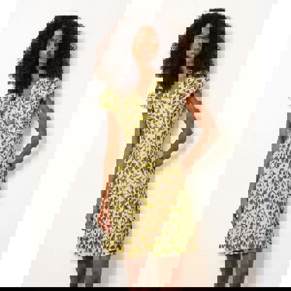 Blue Vanilla Angel Sleeve Mini Dress